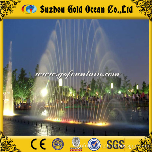 Peacock's Tail Shape Spray Fountain for Large Lake